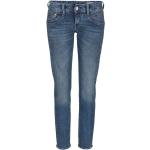 Blaue Herrlicher Pitch Slim Fit Jeans aus Denim für Damen Größe XS Weite 27, Länge 32 
