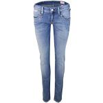 Blaue Herrlicher Piper Slim Fit Jeans aus Denim für Damen Weite 25 