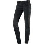 Schwarze Herrlicher Gila Slim Fit Jeans aus Denim für Damen Größe XS Weite 31, Länge 32 