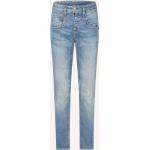 Blaue Herrlicher 5-Pocket Jeans aus Baumwollmischung für Damen Größe M 