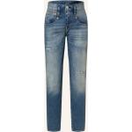 Blaue Herrlicher Ripped Jeans & Zerrissene Jeans aus Baumwollmischung für Damen Größe S 