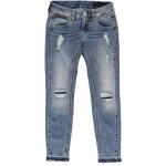 Reduzierte Blaue Bestickte Herrlicher Touch Jeans mit Stickerei mit Reißverschluss aus Baumwolle für Damen 
