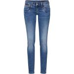 Blaue Herrlicher Piper Slim Fit Jeans aus Denim für Damen Größe XS Weite 32, Länge 32 