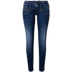 Reduzierte Blaue Unifarbene Herrlicher Pitch Bio Slim Fit Jeans aus Baumwolle für Damen Größe XXL - versandkostenfrei 