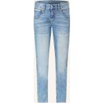 Herrlicher Touch Skinny Jeans mit Knopf aus Baumwolle für Damen Größe M 