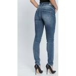 Slim-fit-Jeans HERRLICHER "COSY SLIM" blau (bamiyan blue 868) Damen Jeans Röhrenjeans