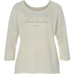 Reduzierte Weiße Herrlicher Damensweatshirts aus Baumwollmischung für den für den Sommer 