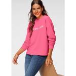 Neonpinke Casual Langärmelige Herrlicher Rundhals-Ausschnitt Damensweatshirts mit Kapuze Größe XS für den für den Herbst 