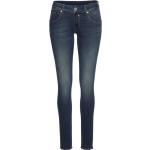 Blaue Herrlicher Touch Slim Fit Jeans mit Reißverschluss aus Denim für Damen Größe XS 