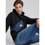 Marineblaue Unifarbene Herschel Supply Company Herrenbauchtaschen & Herrenhüfttaschen mit Reißverschluss aus Baumwolle 