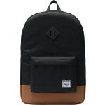 Herschel Unisex Heritage Backpack - Black/Saddle Brown / One Size