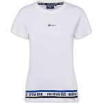 Weiße Hertha BSC T-Shirts für Damen Größe L 