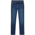 Blaue hessnatur Bio Nachhaltige Slim Fit Jeans aus Denim für Damen Weite 30 