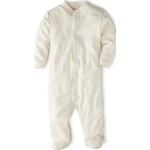 Beige hessnatur Nachhaltige Kinderschlafanzüge & Kinderpyjamas mit Knopf 