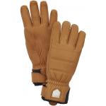 Hestra - Alpine Leather Primaloft 5 Finger - Handschuhe Gr 7 braun