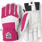 Hestra Army Leather Couloir - 5 Finger fuchsia / offwhite (930020) 6