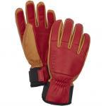 Hestra - Omni 5 Finger - Handschuhe Gr 9 rot/braun
