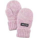 Pinke Hestra Kinderhandschuhe aus Wolle für Babys Größe 2 für den für den Winter 