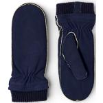 Reduzierte Blaue Hestra Lederhandschuhe aus Leder für Damen Größe S 