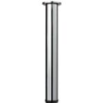 Silberne Hettich ProDecor Runde Tischbeine & Tischfüße aus Metall Breite 100-150cm, Höhe 100-150cm, Tiefe 0-50cm 