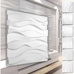 Weiße Hexim Paneele & Wandpaneele aus PVC 