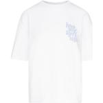 Reduzierte Weiße Langärmelige Hey Honey T-Shirts aus Baumwolle für Damen Größe M 