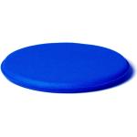 Blaue Runde Sitzkissen rund 40 cm aus Filz 