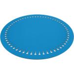Anthrazitfarbene Melierte Moderne Runde Runde Teppiche 150 cm aus Filz 