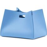 Reduzierte Pastellblaue Hey Sign Tall Rechteckige Boxen & Aufbewahrungsboxen 35 cm aus Filz 
