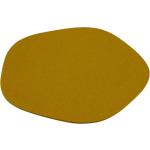 Hey-Sign - Teppich Pebble - gelb, rund, Stoff - Mustard (380301896) (933) Ø180 cm