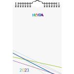 Weiße Heyda Tischkalender DIN A5 