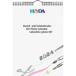 Weiße Heyda Bastelkalender DIN A4 