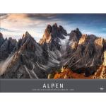 Heye Wandkalender mit Alpen-Motiv 