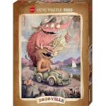 HEYE Puzzle »Road Trippin' Puzzle 2000 Teile«, Puzzleteile