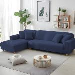 Reduzierte Blaue Moderne Sofabezüge 2 Sitzer maschinenwaschbar 