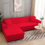 Reduzierte Rote Moderne Sofabezüge 2 Sitzer maschinenwaschbar 