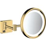 Goldene Hansgrohe Schminkspiegel & Kosmetikspiegel aus Metall LED beleuchtet 