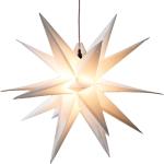 Weiße Holz-Glas-Design GmbH Außen-Weihnachtssterne aus Kunststoff 