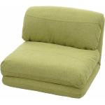 Grüne Relaxsessel aus Textil klappbar Breite 100-150cm, Höhe 50-100cm, Tiefe 0-50cm 