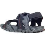 Anthrazitfarbene HI-TEC Outdoor-Sandalen mit Klettverschluss für Herren Größe 46 für den für den Sommer 