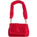 Reduzierte Rote Lederhandtaschen aus Leder für Damen 