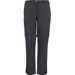 Graue Atmungsaktive High Colorado Zip Off Hosen aus Polyester für Damen Größe L Petite 