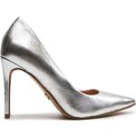 Silberne Elegante Tamaris High Heels & Stiletto-Pumps für Damen Größe 38 