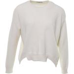 Reduzierte Beige HIGH Angora-Pullover aus Jersey für Damen Größe S für den für den Herbst 