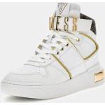 Weiße Guess High Top Sneaker & Sneaker Boots mit Schnürsenkel aus Kunstleder für Damen Größe 37 