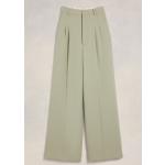Grüne Ami Paris Nachhaltige High Waist Hosen für Damen Größe L 