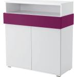 Highboard - rosa/pink - Materialmix - 102,4 cm - 110,4 cm - 46,2 cm - Kommoden & Sideboards > Highboards
