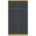 Anthrazitfarbene Pickawood Sideboards lackiert aus Massivholz Breite 150-200cm, Höhe 150-200cm, Tiefe 0-50cm 