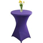 Violette Tischhussen aus Stoff schnelltrocknend 