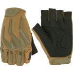 Braune Highlander Fingerlose Handschuhe & Halbfinger-Handschuhe aus Veloursleder für Herren Größe M 